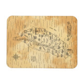 Vintages Taiwan Foto Magnet (Horizontal)