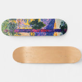 Vintages Tal mit Tannenmalerei Skateboard (Horizontal)