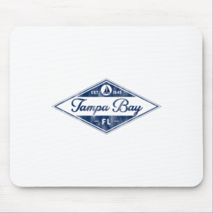 Vintages Tampa Bay Florida Etablished 1849 Beach B Mousepad