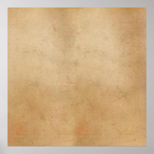 Vintages Tan Grunge Antiquitätenpapier Poster
