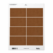 Vintages Tan-Leder-Brown-Pergament (Vorne)