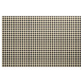 Vintages Tan und Black Buffalo Kariert Stoff (Yard (91,4 cm))