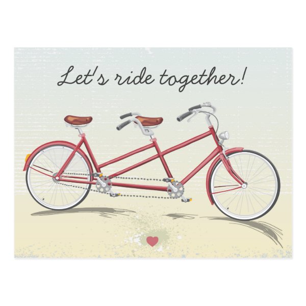 postkarten fahrrad motiv