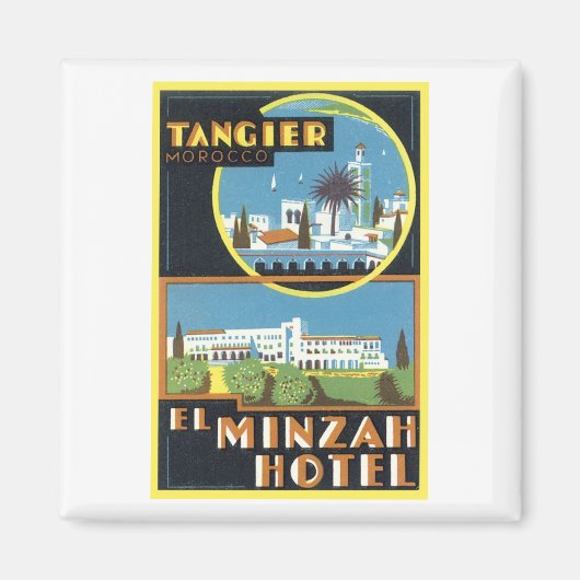 Vintages Tanger, Marokko El Minzah Hotel Magnet (Vorne)