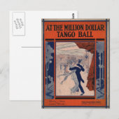 Vintages Tango-Buchcover Postkarte (Vorne/Hinten)