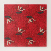Vintages Tango Flamenco-Tanzmuster Puzzle (Horizontal)