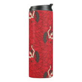 Vintages Tango Flamenco-Tanzmuster Thermosbecher (Nach links gedreht)