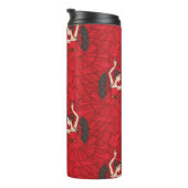 Vintages Tango Flamenco-Tanzmuster Thermosbecher (Nach rechts gedreht)