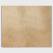 Vintages TANgrunge-Antiken-Pergamentpapier Geschenkpapier (Flach)