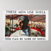 Vintages Tankposter, 1939. Poster (Vorne)