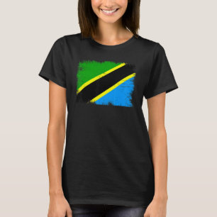 Vintages Tansania, Flagge der Vereinigten Republik T-Shirt