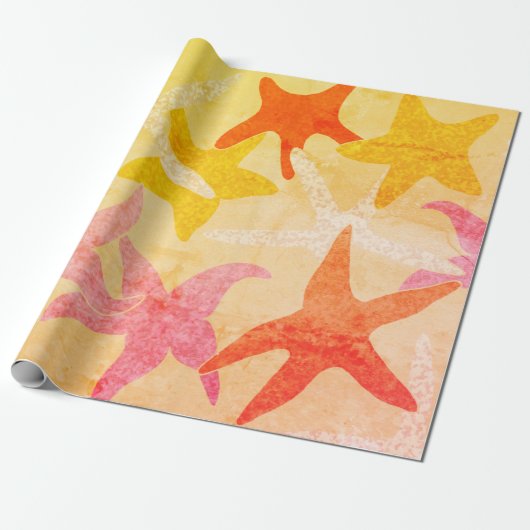 Vintages Tanzen-Starfish-Wrapping-Papier Geschenkpapier (Ungerollt)