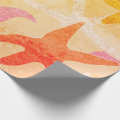 Vintages Tanzen-Starfish-Wrapping-Papier Geschenkpapier (Ecke)