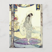 Vintages Tanzmädchen von Jessie M. King Postkarte (Vorderseite)