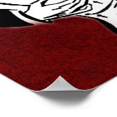 Vintages Tanzpaar Poster (Ecke)