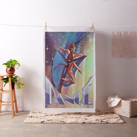 Vintages Tanzposter - LG Print Stoff (Beispiel)