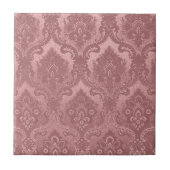 Vintages Tapeten-Muster-Rosa Fliese (Vorderseite)
