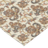 Vintages Tapezierungsdesign auf Grau Tischdecke (Schrägansicht)