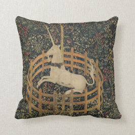 Vintages Tapisserie-Druck-Jagdunicorn-Kissen Kissen