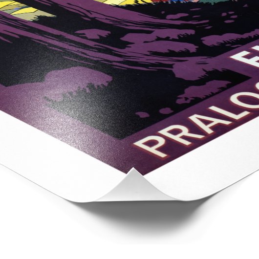 Vintages Tarentaise Valley Frankreich Fotodruck (Ecke)