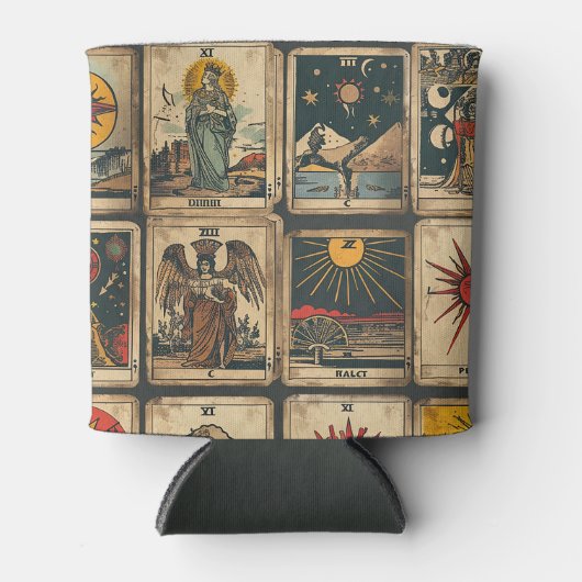 Vintages Tarot Dosenkühler (Vorderseite)