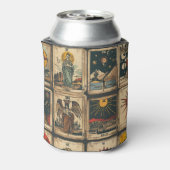 Vintages Tarot Dosenkühler (Kanne Rückseite)