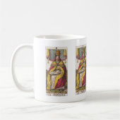 Vintages Tarot hoher Priesterinnen Kaffeetasse (Links)