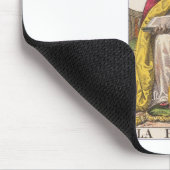 Vintages Tarot hoher Priesterinnen Mousepad (Ecke)