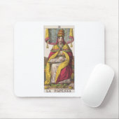 Vintages Tarot hoher Priesterinnen Mousepad (Mit Mouse)