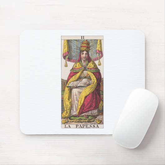 Vintages Tarot hoher Priesterinnen Mousepad (Mit Mouse)