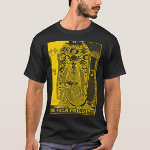VINTAGES TAROT KARTE DIE HOHE PRIESTÄT T-Shirt