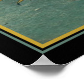 Vintages Tarot "La Lumiere" Poster (Ecke)