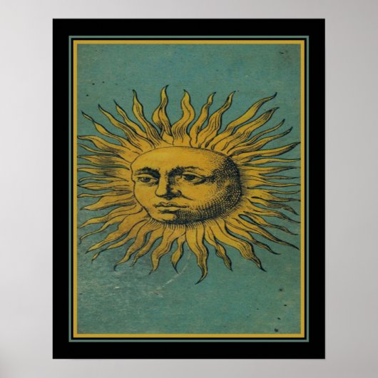 Vintages Tarot "La Lumiere" Poster (Vorne)