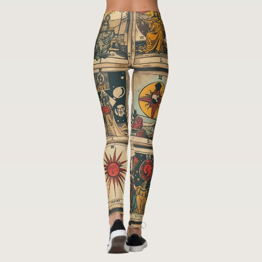 Vintages Tarot Leggings (Rückseite)