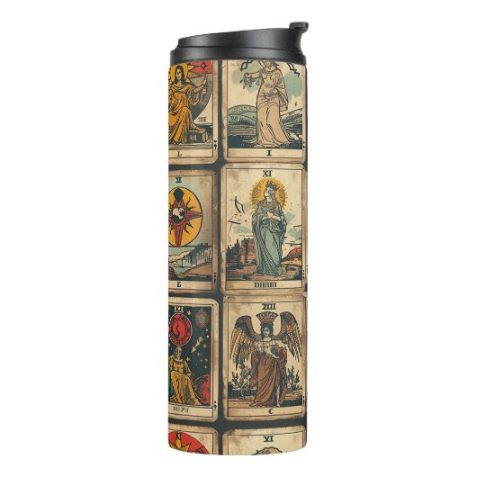 Vintages Tarot Thermosbecher (Nach links gedreht)