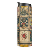 Vintages Tarot Thermosbecher (Nach rechts gedreht)