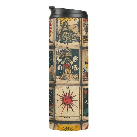 Vintages Tarot Thermosbecher (Nach rechts gedreht)