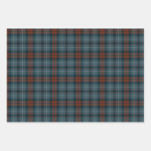 Vintages Tartan-Muster Geschenkpapier Set (Vorderseite)