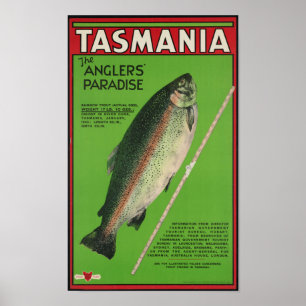 Vintages Tasmanien-Reise-Plakat Poster