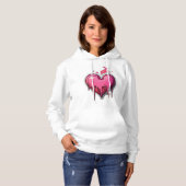 "Vintages Tattoo Heart T-Shirt Design, Hoodie (Vorne ganz)