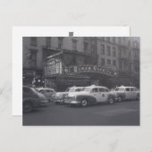 Vintages Taxi Autos Kinematisches Auto Postkarten (Vorne/Hinten)