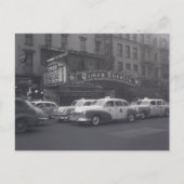 Vintages Taxi Autos Kinematisches Auto Postkarten (Vorderseite)