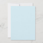 Vintages Teacup BABY SHOWER Einladung (Rückseite)