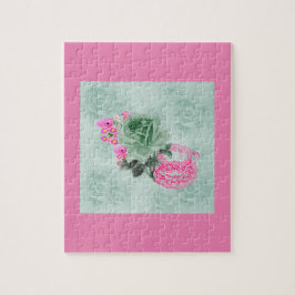 Vintages Teacup & Rose Puzzle