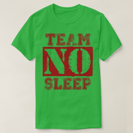 Vintages Team: Kein leerer roter Text T-Shirt (Design vorne)