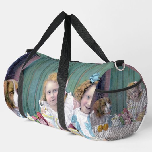 Vintages Tee-Party Duffle Bag (Rechte Ecke)