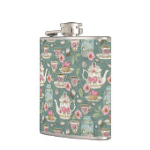 Vintages Tee-Party Flachmann (Links)