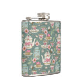 Vintages Tee-Party Flachmann (Rechts)