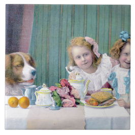 Vintages Tee-Party Fliese