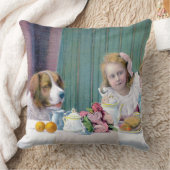 Vintages Tee-Party Kissen (Decke)